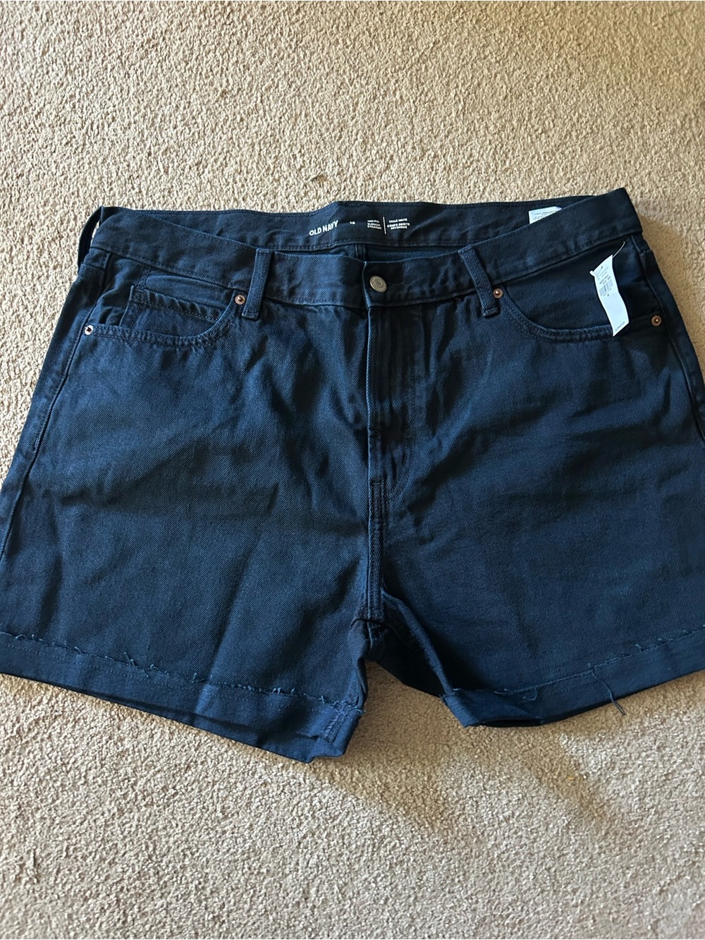 Old Navy Navy Blue Denim Cutoff Shorts